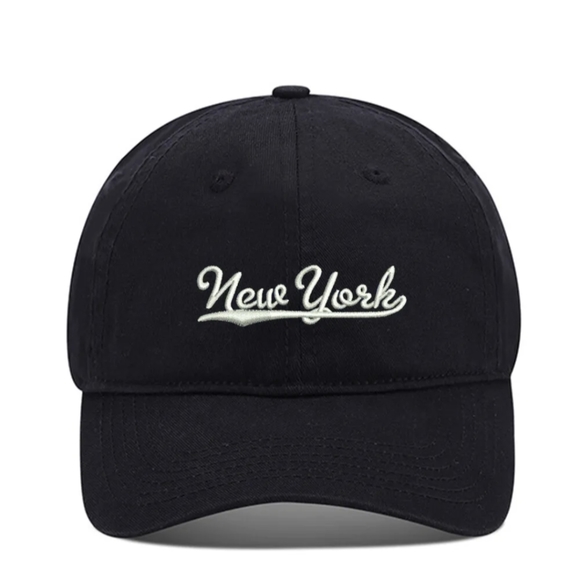New York Essence: Velcro-Strapped Hat with Embroidered Front Detail - Picture 1 of 2